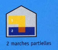 2 marches partielles